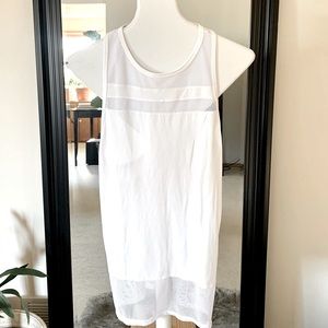 FABLETICS White Mesh Tank Top